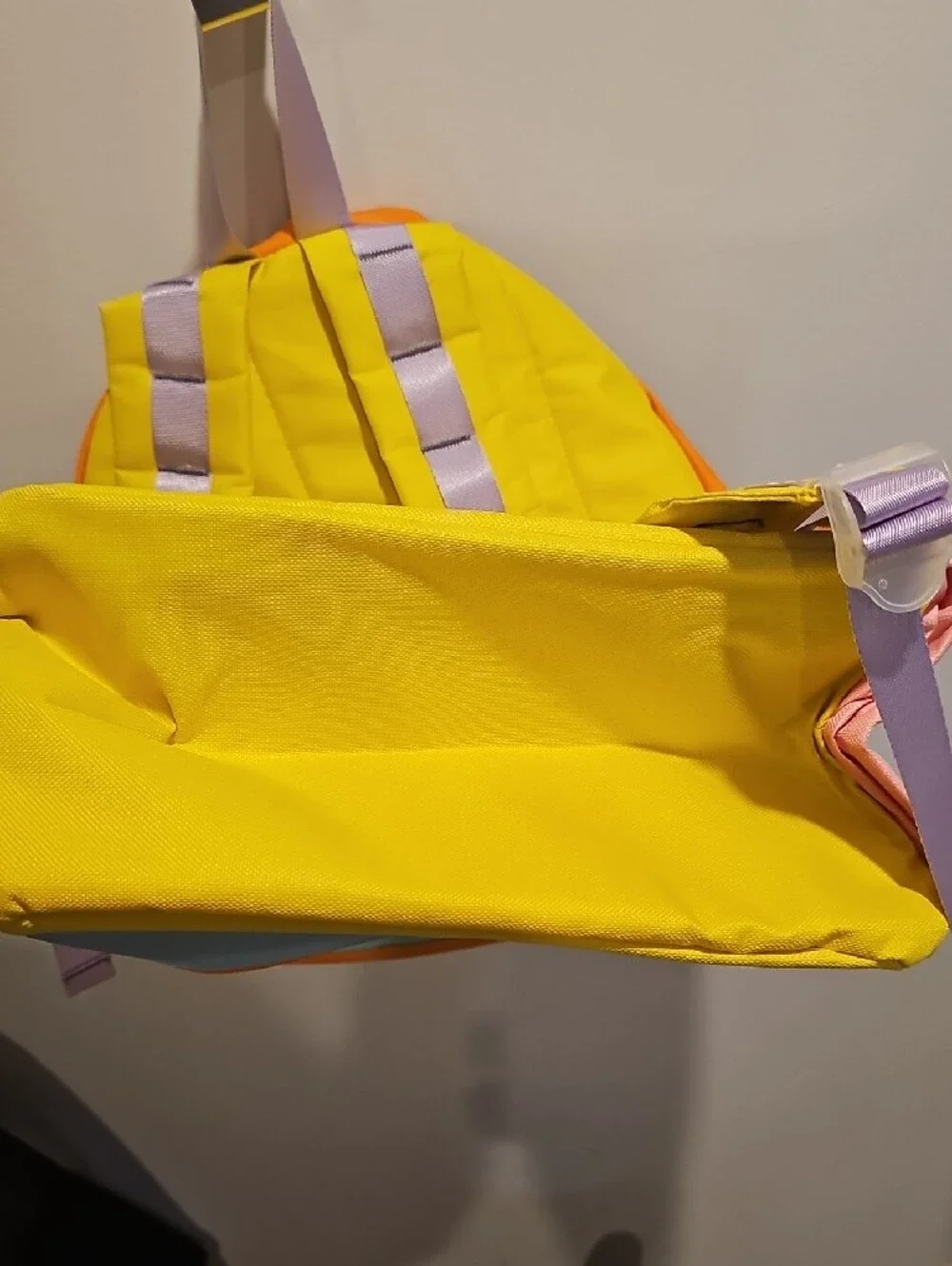 l*space Kids Colorblock Backpack in Orange, Mint, Blue, Pink, Lavender